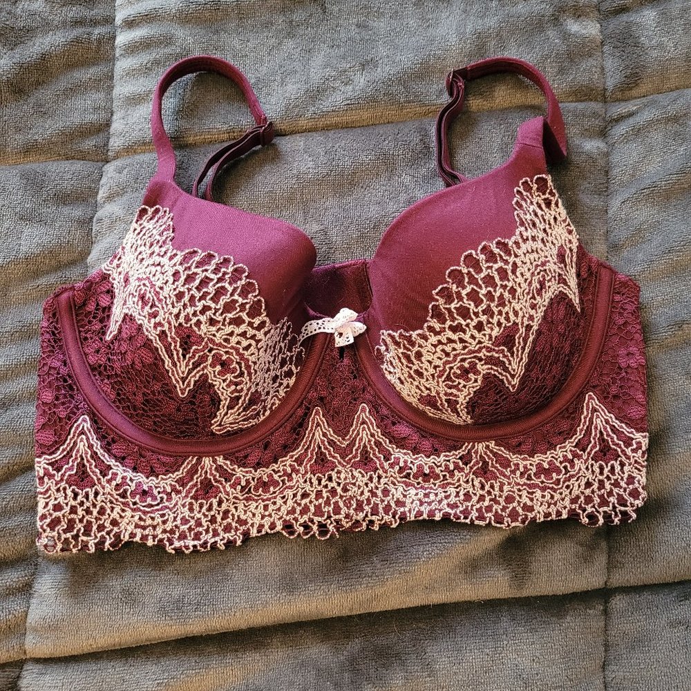 NWOT Victorias Secret Lined Demi Bra sz 36B